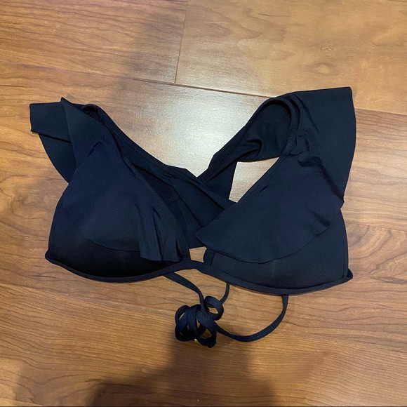 Envy Push-up Ruffle String Bikini Top and Bottom - Picture 3 of 4